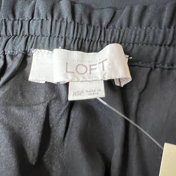 Ann Taylor LOFT Petite Black Off The Shoulder Mini Dress Size XS NWT $89 - Picture 7 of 10